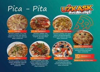 Užkąsk skaniausius užkandžius Pas Ameliją