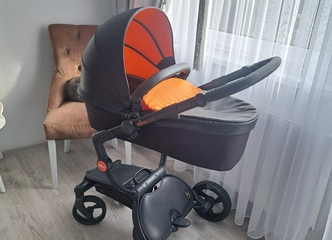 Patogus vežimelis 2-in-1 Mima Xari su lietaus apsauga ir stiliumi