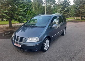 Vokietijos Wv Sharan 06m 2,0tdi ekonomiškas ir tvarkingas su 7 vietomis
